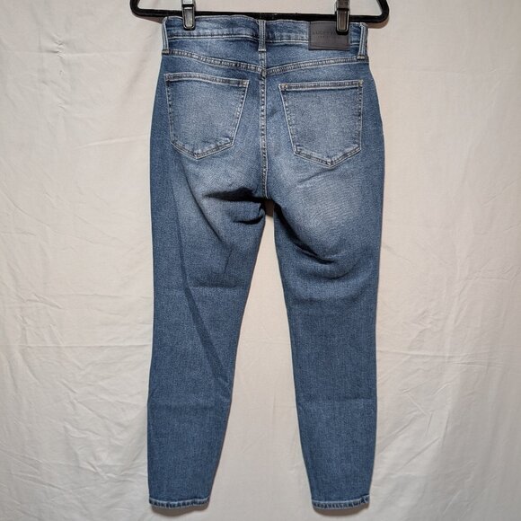 Lucky Brand Women's Medium Wash Ava Skinny Jeans Stretch Denim Faded Size‎ 8 - Picture 4 of 8